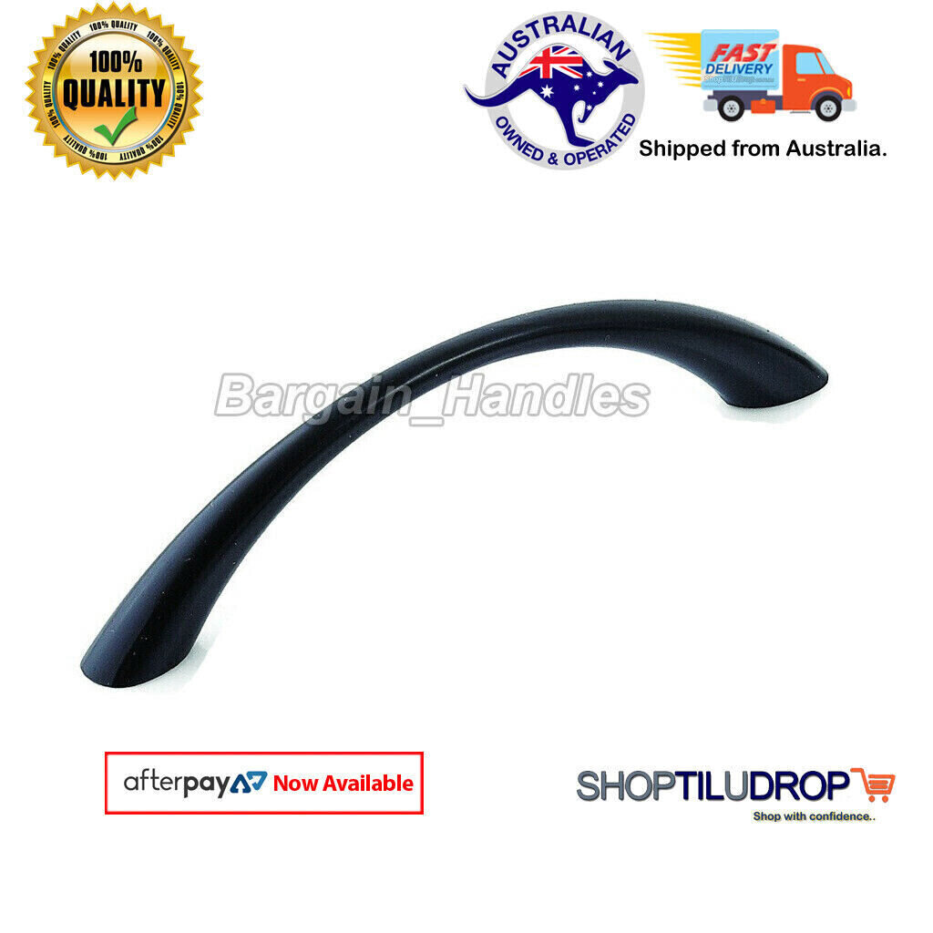 Classic Bows matte black Kitchen Door pull top quality 1 x 96mm pulls cabinet